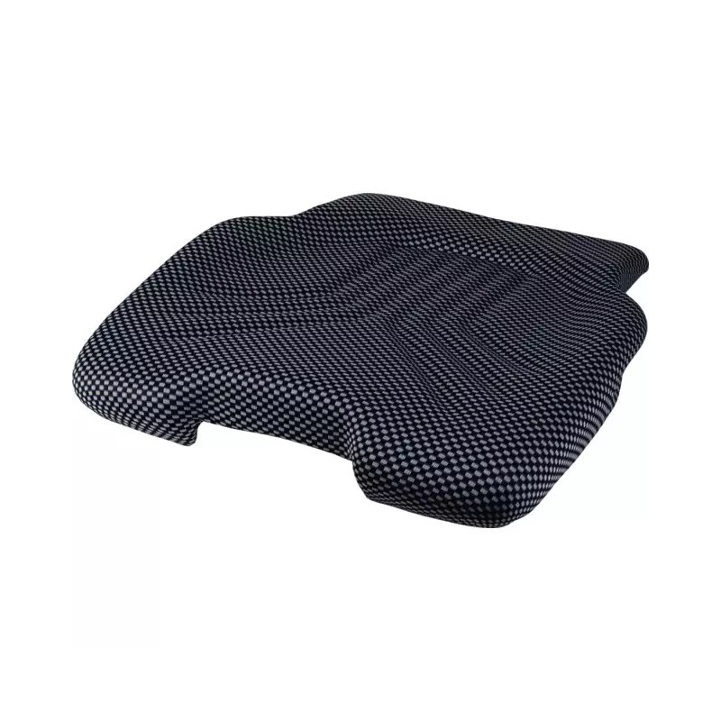 COUSSIN D'ASSISE CHAUFFANT 12V TISSU BLEU NOIR GRAMMER