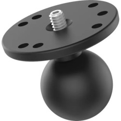 BASE RONDE FILETEE 1/4" 20MM BOULE C