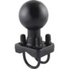 BASE DOUBLE U POUR TUBE DE 2,54-3,18CM BOULE D