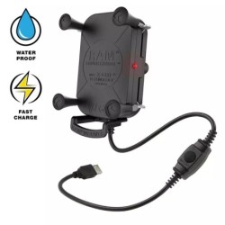 SUPPORT DE TELEPHONE X-GRIP AVEC CHARGEUR PAR INDUCTION ETANCHE
