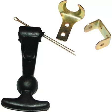 ATTACHE CAPOT MOYEN LG 120MM BLISTER DE 2