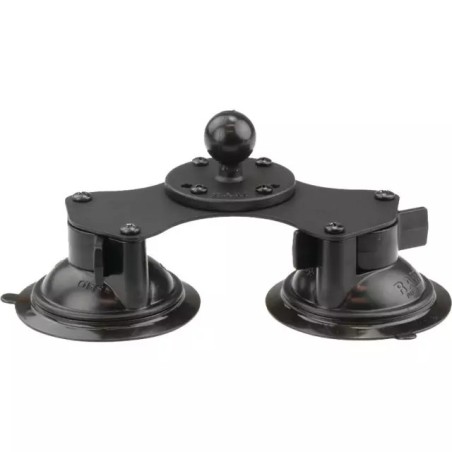 BASE DOUBLE VENTOUSE TWIST-LOCK ™ AVEC BOULE B