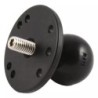 BASE RONDE FILETEE 3/8" 16MM BOULE C