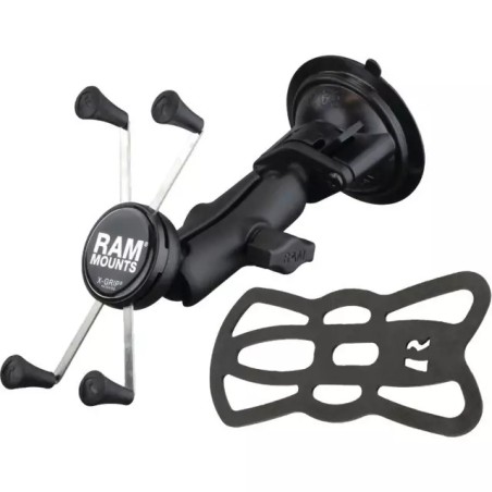 SUPPORT TELEPHONE VENTOUSE X-GRIP UN10 POUR SMARTPHONE 12,70CM