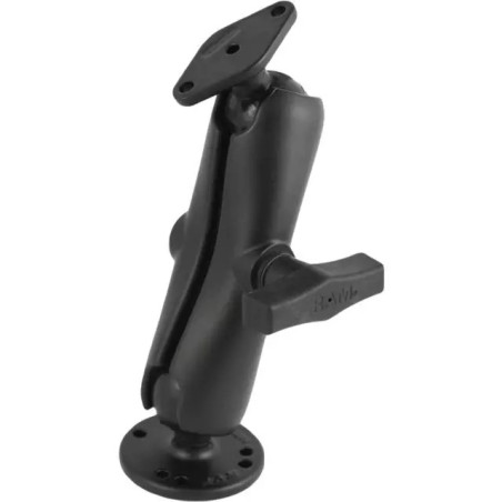 FIXATION RAM BRAS ARTICULEE AVEC BASE RONDE ET LOSANGE AMPS