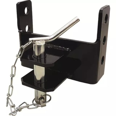 CHAPE D'ATTELAGE AVEC AXE POUR MICRO TRACTEUR