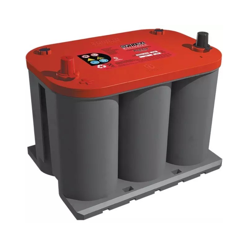 BATTERIE OPTIMA ROUGE RTS 3,7L 12V 44AH 730A