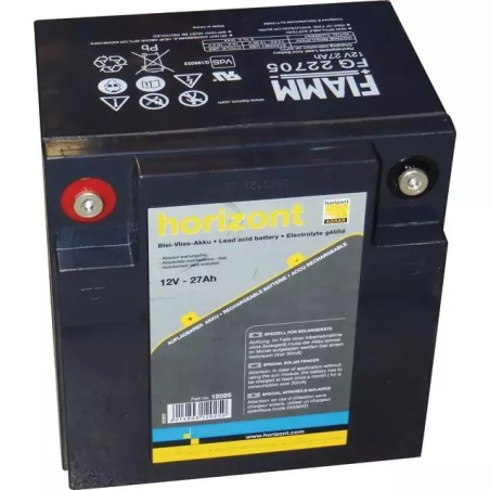 PILE 12V 27AH GELIFIE RECYCLABLE HORIZONT AGRAR