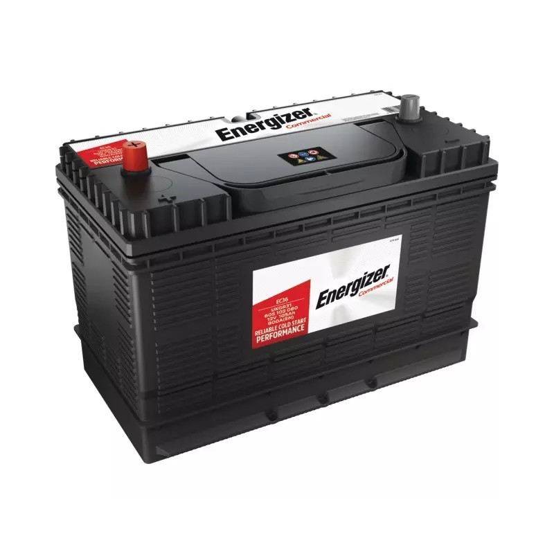 BATTERIE EC36 12V 105AH 800A ENERGIZER COMMERCIAL