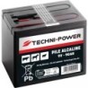 PILE DE CLOTURE ALCALINE 9V - 90AH ZINC-AIR TECHNI-POWER
