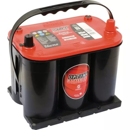 BATTERIE OPTIMA ROUGE RTR 3,7L 12V 44AH 730A